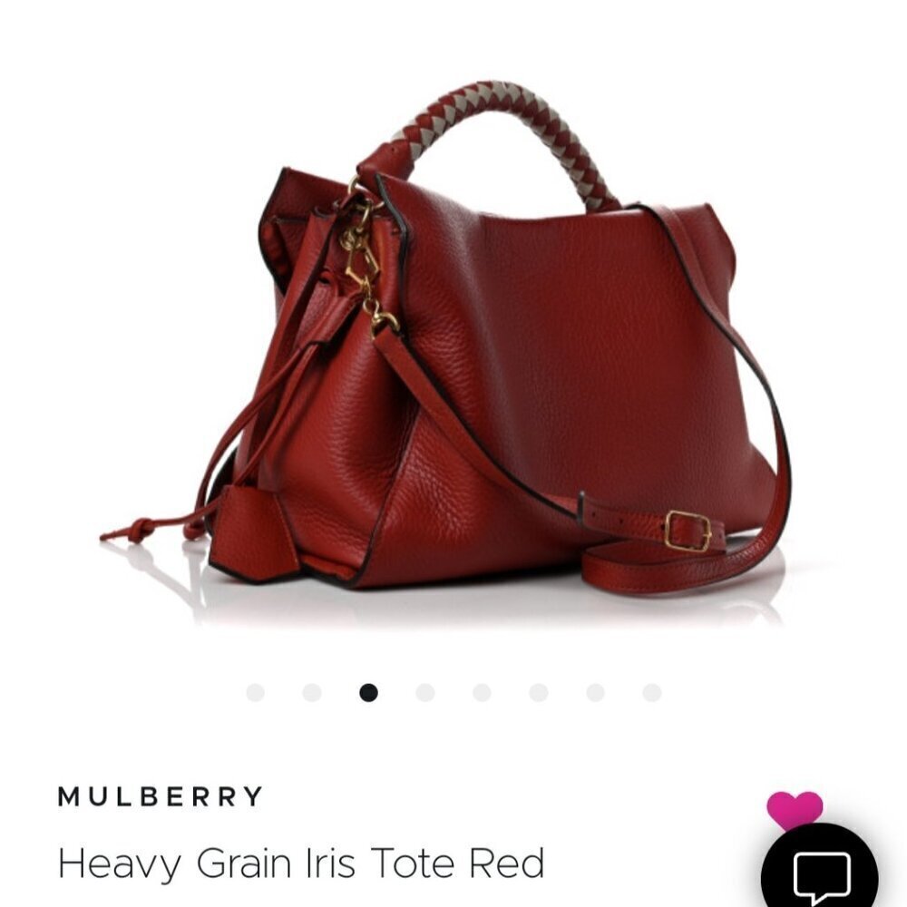 MULBERRY Heavy Grain Iris Tote - Picture 3 of 9